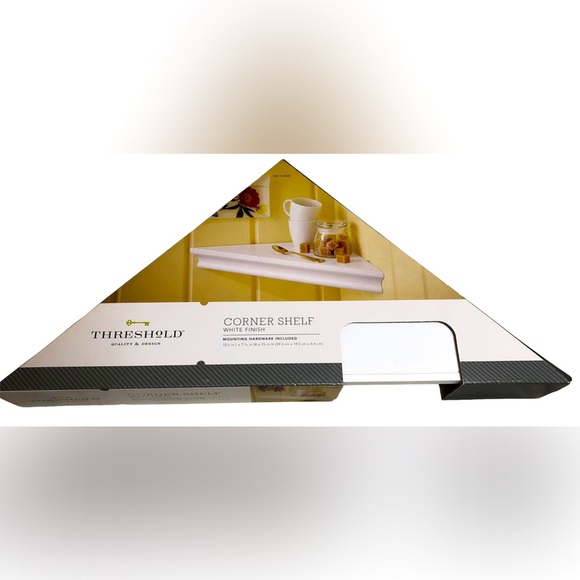 Threshold Wall Decor Threshold White Floating Corner Shelfs Poshmark